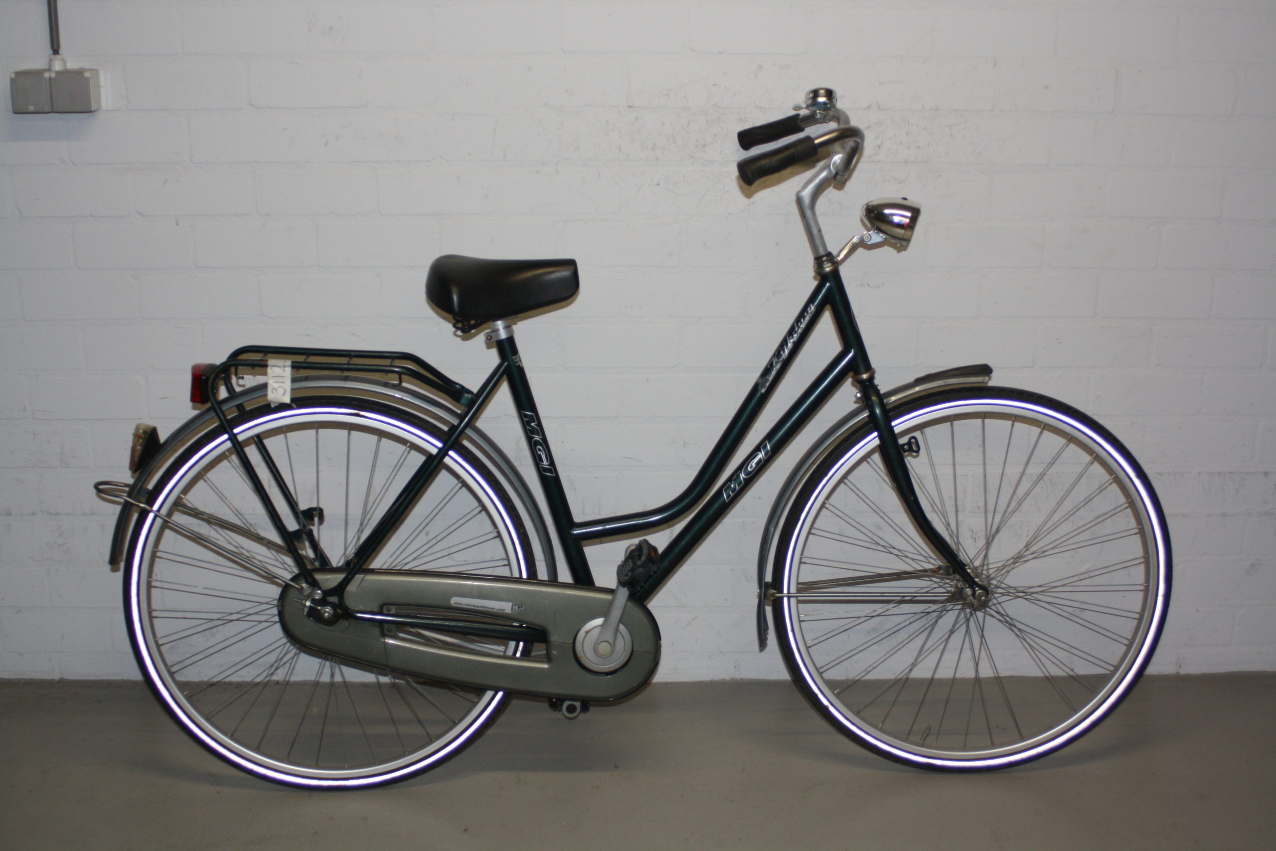 Fiets nr. 3112 MGI Kijkduin Damesfiets 53 cm kleur Groen