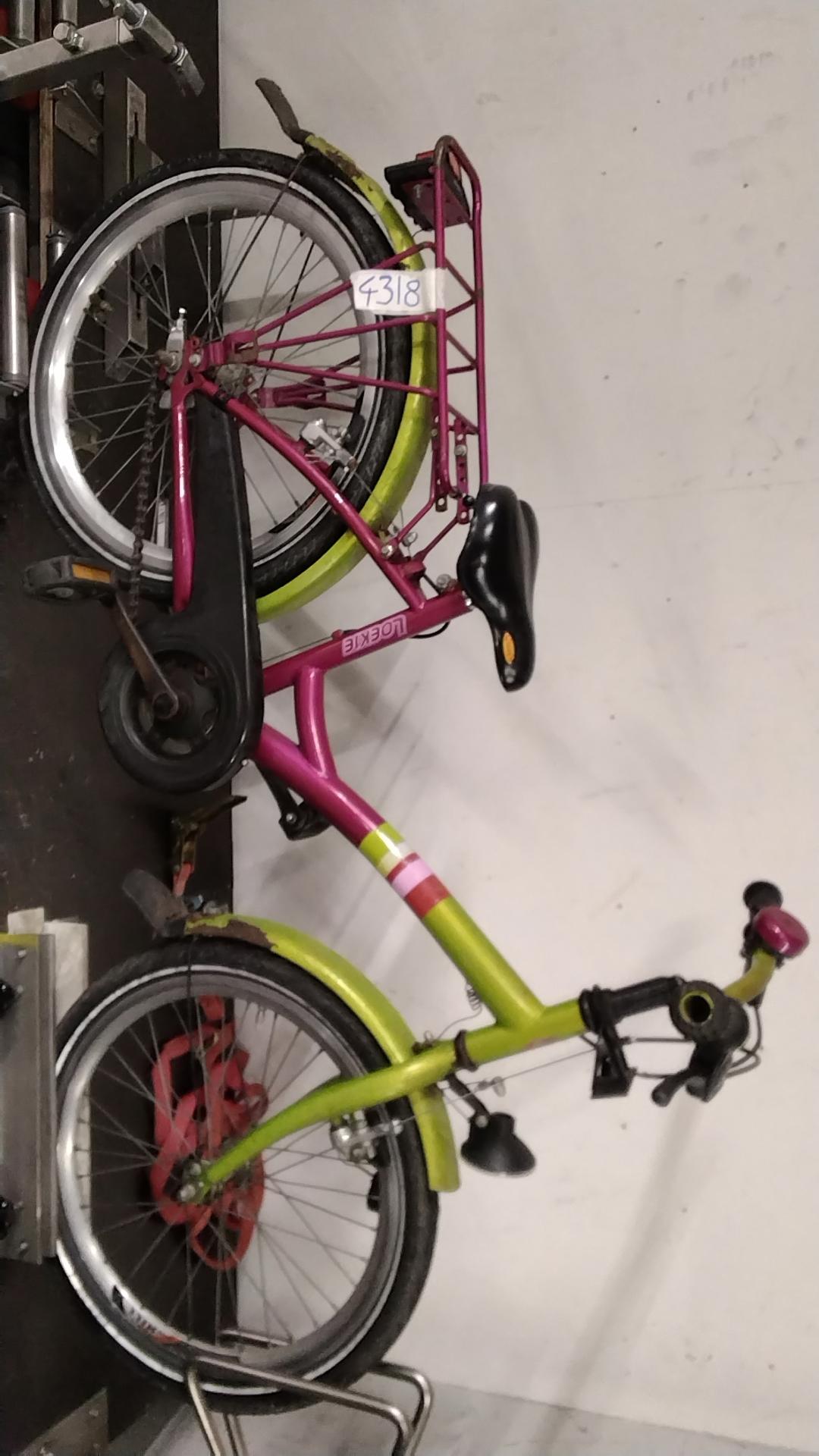 Fiets nr. 4318 Loekie Lollipop Meisjesfiets 32 cm kleur Groen
