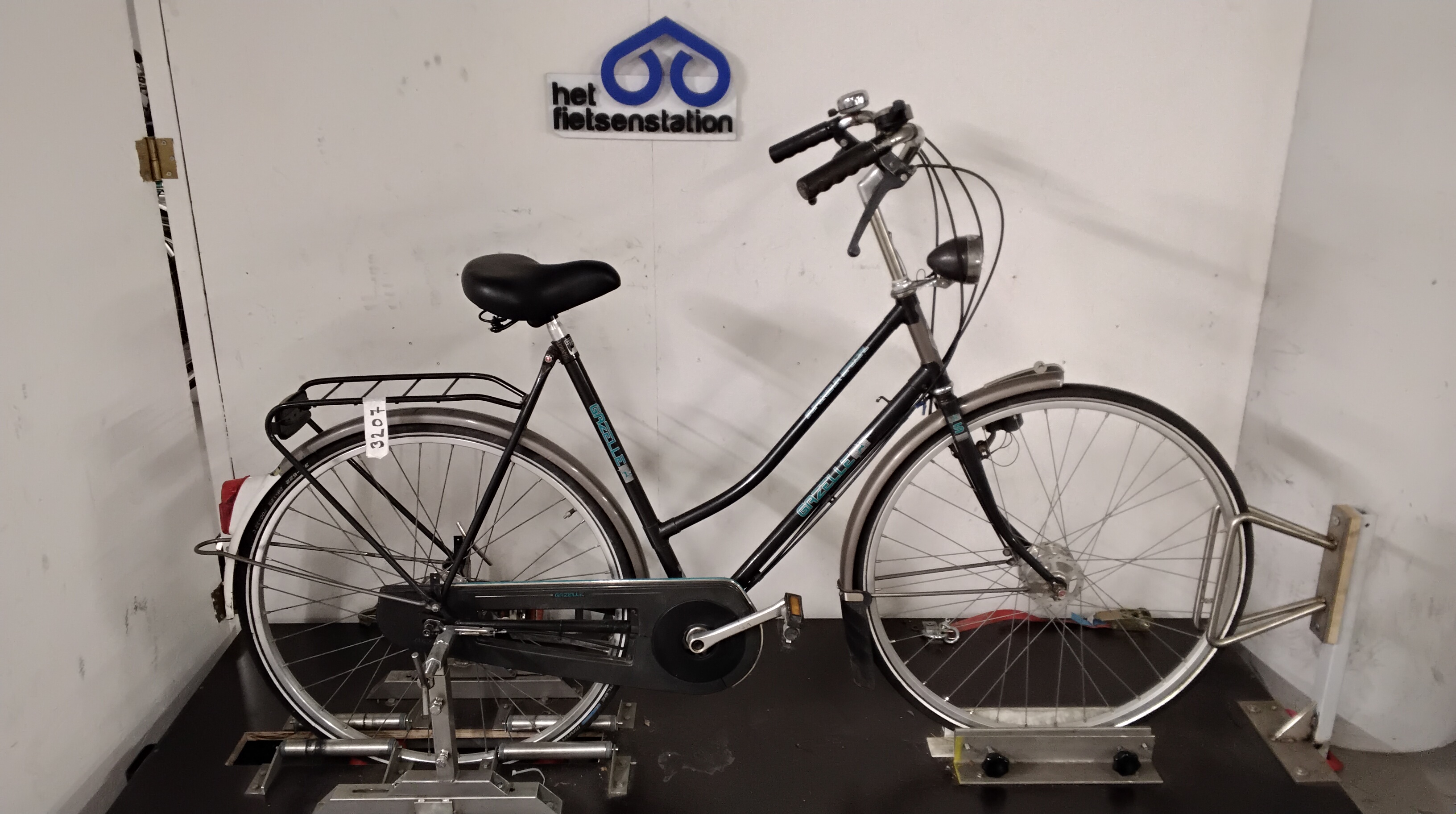 Gazelle Superieur Special Damesfiets – zwart–grijs Uitstekende fiets voor dagelijks gebruik!