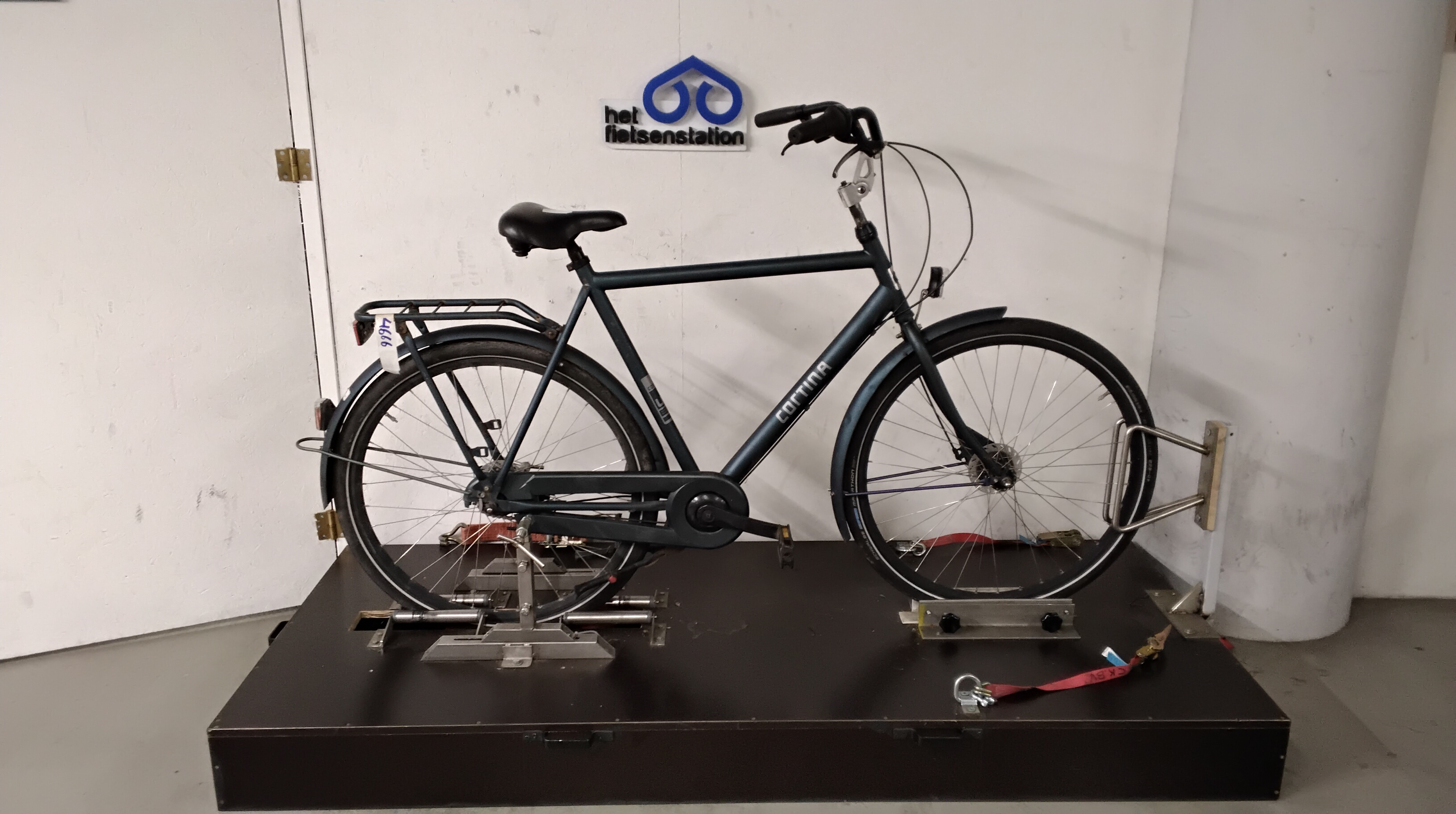 Fiets nr. 4666 Cortina U1 Herenfiets 55 cm kleur Blauw