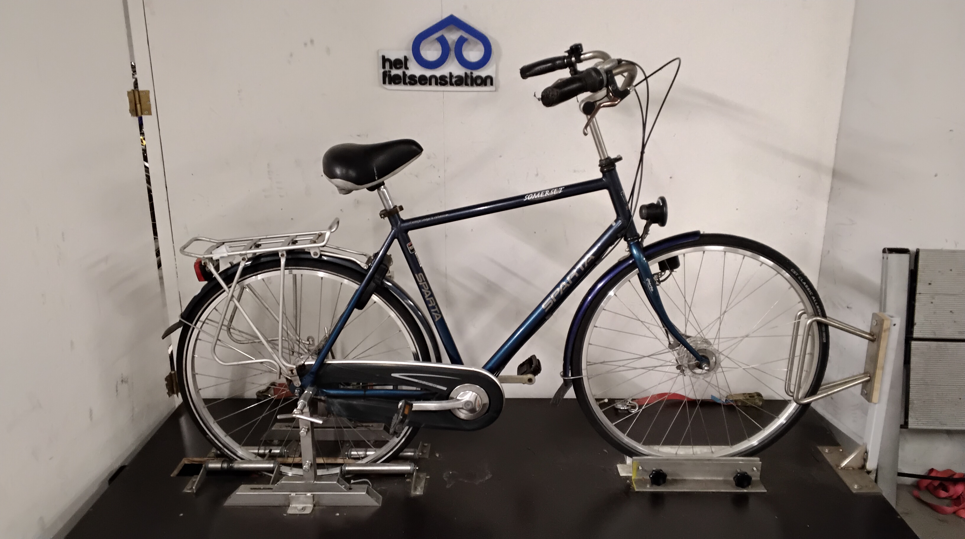Fiets nr. 4686 Sparta Somerset Herenfiets 57 cm kleur Blauw