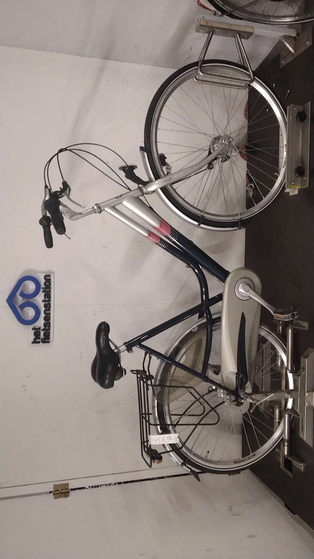 Fiets nr. 4569 Limit Comfort Damesfiets 56 cm kleur Blauw
