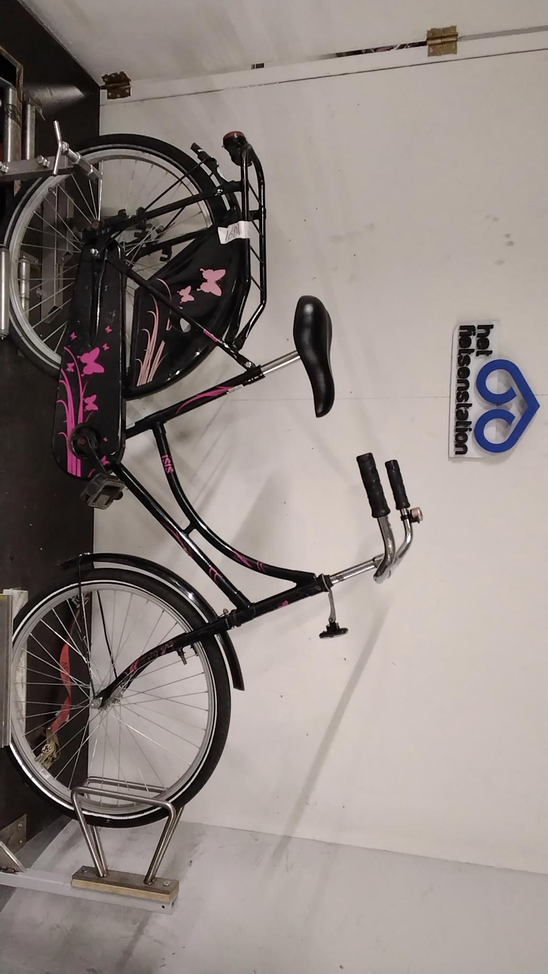 Fiets nr. 1601 Limit isis Meisjesfiets 43 cm kleur Zwart