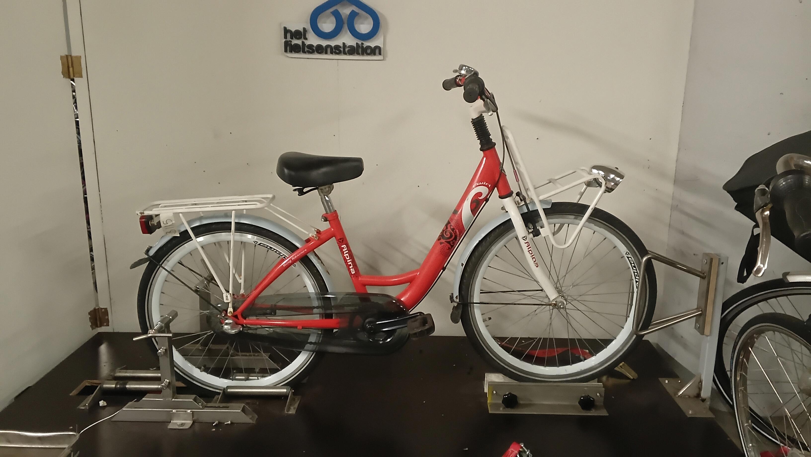 Fiets nr. 3115 Alpina Twirl Kinderfiets 53 cm kleur Rood