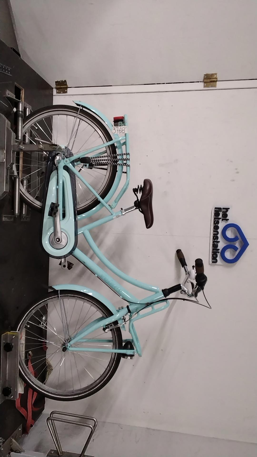 Fiets nr. 3768 Volare Excellent Meisjesfiets 38 cm kleur Blauw